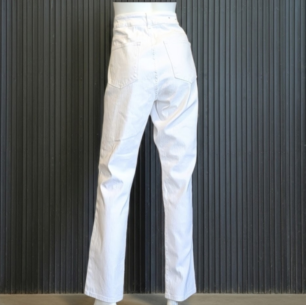 HP🐝NWOT Lauren Ralph Lauren Tall White Jeans - Picture 4 of 12